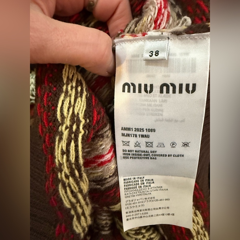 Miu Miu wool ski sweater, M - Picture 3 of 3
